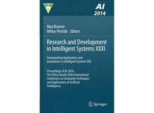 9783319120683 - Research and Development in Intelligent Systems XXXI Kartoniert (TB)