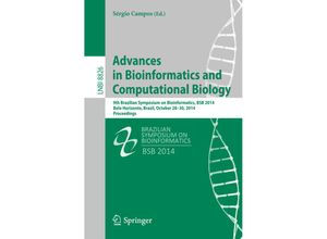 9783319124179 - Advances in Bioinformatics and Computational Biology Kartoniert (TB)