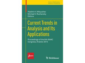 9783319125763 - Trends in Mathematics   Current Trends in Analysis and Its Applications Kartoniert (TB)