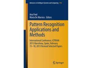 9783319126098 - Pattern Recognition Applications and Methods Kartoniert (TB)