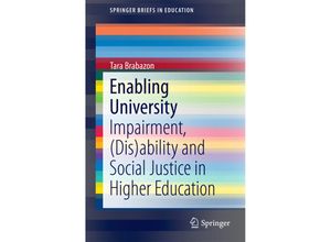 9783319128016 - SpringerBriefs in Education   Enabling University - Tara Brabazon Kartoniert (TB)