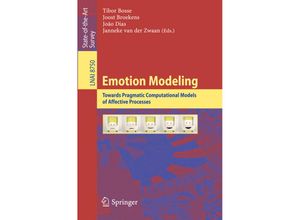 9783319129723 - Emotion Modeling Kartoniert (TB)