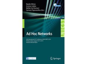 9783319133287 - Ad Hoc Networks Kartoniert (TB)