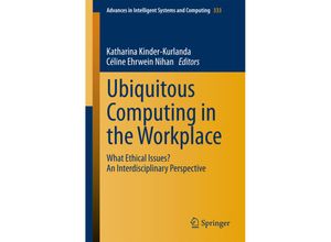 9783319134512 - Ubiquitous Computing in the Workplace Kartoniert (TB)