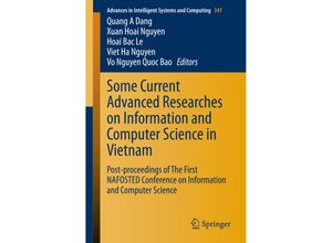 9783319146324 - Some Current Advanced Researches on Information and Computer Science in Vietnam Kartoniert (TB)