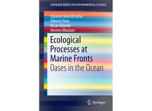 9783319154787 - SpringerBriefs in Environmental Science   Ecological Processes at Marine Fronts - Eduardo Marcelo Acha Alberto Piola Oscar Iribarne Hermes Mianzan Kartoniert (TB)