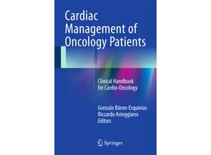 9783319158075 - Cardiac Management of Oncology Patients Kartoniert (TB)