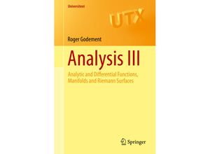 9783319160528 - Universitext   Analysis III - Roger Godement Kartoniert (TB)