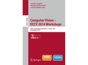 9783319161808 - Computer Vision - ECCV 2014 Workshops Kartoniert (TB)