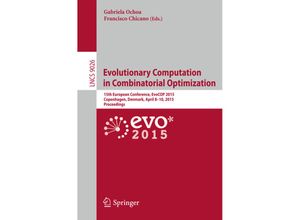 9783319164670 - Evolutionary Computation in Combinatorial Optimization Kartoniert (TB)