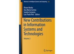 9783319165271 - New Contributions in Information Systems and TechnologiesVol2 Kartoniert (TB)