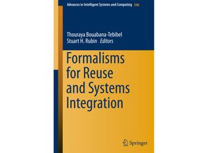 9783319165769 - Formalisms for Reuse and Systems Integration Kartoniert (TB)