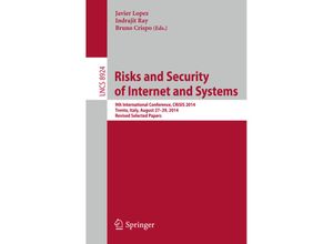 9783319171265 - Risks and Security of Internet and Systems Kartoniert (TB)