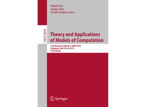 9783319171418 - Theory and Applications of Models of Computation Kartoniert (TB)