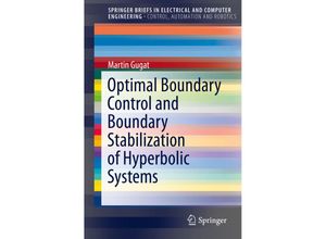 9783319188898 - SpringerBriefs in Electrical and Computer Engineering   Optimal Boundary Control and Boundary Stabilization of Hyperbolic Systems - Martin Gugat Kartoniert (TB)