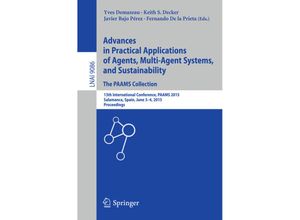 9783319189437 - Advances in Practical Applications of Agents Multi-Agent Systems and Sustainability The PAAMS Collection Kartoniert (TB)