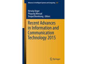 9783319190235 - Recent Advances in Information and Communication Technology 2015 Kartoniert (TB)