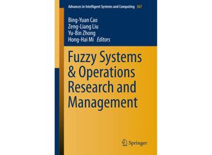 9783319191041 - Fuzzy Systems & Operations Research and Management Kartoniert (TB)