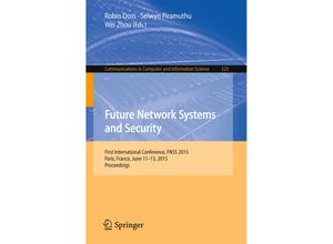 9783319192093 - Future Network Systems and Security Kartoniert (TB)