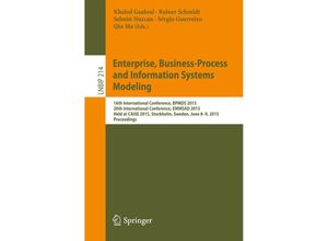 9783319192369 - Enterprise Business-Process and Information Systems Modeling Kartoniert (TB)