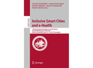 9783319193113 - Inclusive Smart Cities and e-Health Kartoniert (TB)