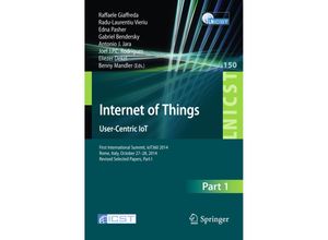 9783319196558 - Internet of Things User-Centric IoT Kartoniert (TB)