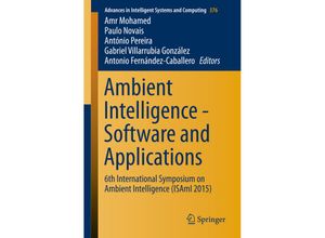 9783319196947 - Ambient Intelligence - Software and Applications Kartoniert (TB)