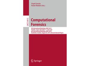 9783319201245 - Computational Forensics Kartoniert (TB)