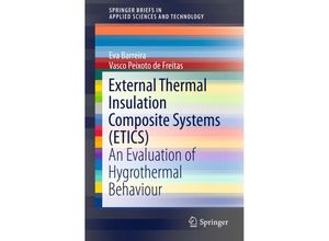 9783319203812 - SpringerBriefs in Applied Sciences and Technology   External Thermal Insulation Composite Systems (ETICS) - Eva Barreira Vasco Peixoto de Freitas Kartoniert (TB)