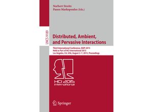 9783319208039 - Distributed Ambient and Pervasive Interactions Kartoniert (TB)