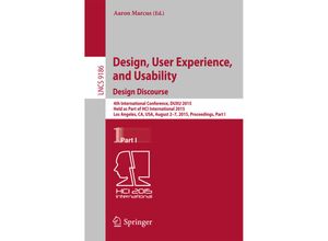 9783319208855 - Design User Experience and Usability Design Discourse Kartoniert (TB)