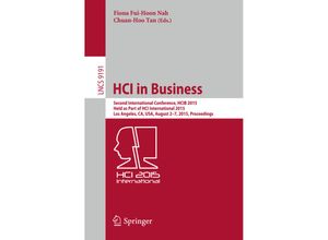 9783319208947 - HCI in Business Kartoniert (TB)