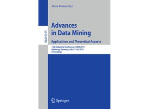 9783319209098 - Advances in Data Mining Applications and Theoretical Aspects Kartoniert (TB)