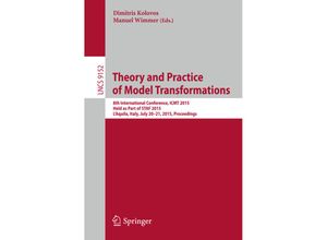 9783319211541 - Theory and Practice of Model Transformations Kartoniert (TB)