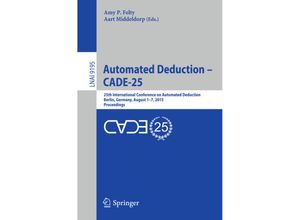 9783319214009 - Automated Deduction - CADE-25 Kartoniert (TB)