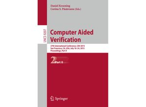 9783319216676 - Computer Aided Verification Kartoniert (TB)