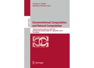 9783319218182 - Unconventional Computation and Natural Computation Kartoniert (TB)