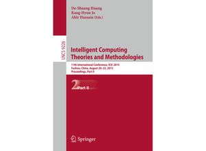 9783319221854 - Intelligent Computing Theories and Methodologies Kartoniert (TB)