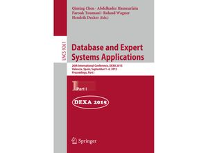 9783319228488 - Database and Expert Systems Applications Kartoniert (TB)