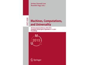 9783319231105 - Machines Computations and Universality Kartoniert (TB)