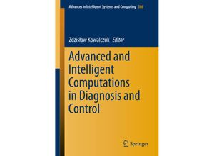 9783319231792 - Advanced and Intelligent Computations in Diagnosis and Control Kartoniert (TB)