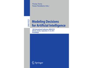 9783319232393 - Modeling Decisions for Artificial Intelligence Kartoniert (TB)