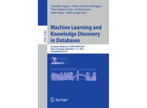 9783319235240 - Machine Learning and Knowledge Discovery in Databases Kartoniert (TB)