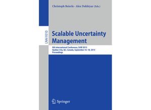 9783319235394 - Scalable Uncertainty Management Kartoniert (TB)