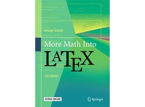 9783319237954 - More Math Into LaTeX - George Grätzer Kartoniert (TB)