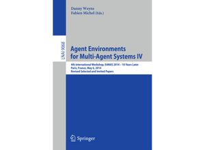 9783319238494 - Agent Environments for Multi-Agent Systems IV Kartoniert (TB)