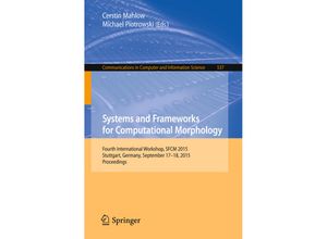 9783319239781 - Systems and Frameworks for Computational Morphology Kartoniert (TB)