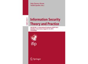 9783319240176 - Information Security Theory and Practice Kartoniert (TB)