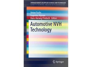 9783319240534 - SpringerBriefs in Applied Sciences and Technology   Automotive NVH Technology Kartoniert (TB)