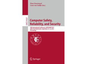 9783319242545 - Computer Safety Reliability and Security Kartoniert (TB)